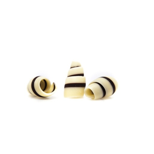 [08055026] 2095651 SWIRL WIT/DONKER 1,5X2,5CM 200ST ***S/CDE***