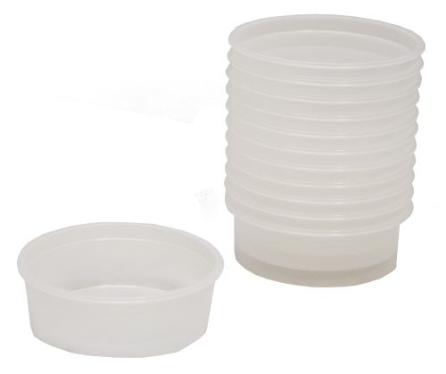 [27102037] PLASTIC POT FOR BABA BABY CUP 3/32 Ø94X32MM 1 PIECE FOST + INCLUDED (SOLD BY 100)