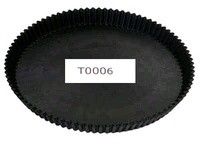 [51201091] TAARTVORM CBP 19,5CM GEBEKT RAND 2,5CM VOOR 4 PERSONEN T0006