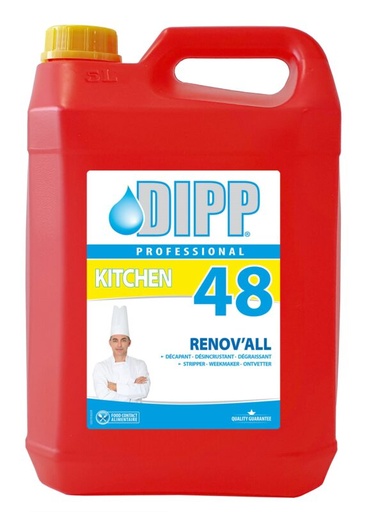 [20010042] DIPP 48 RENOV ALL DECAPANT DEGRAISSANT 2X 5L ***VENDU UNIQUEMENT PAR CARTON***