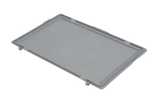[60251109] COUVERCLE  EURONORM 60X40X1.6 GRIS CLAIR A/CHARNIERE