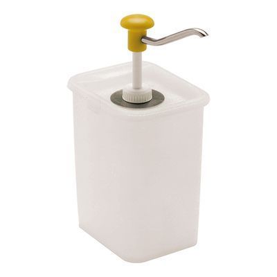 [52901150] POT A POMPE/DISTRIBUTEUR DE SAUCE 3L PLASTIQUE