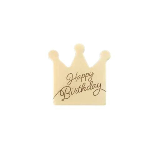 [08058453] *FF*2067248 HAPPY BIRTHDAY CROWN 11X12 CM 10PCS ***S/CDE***