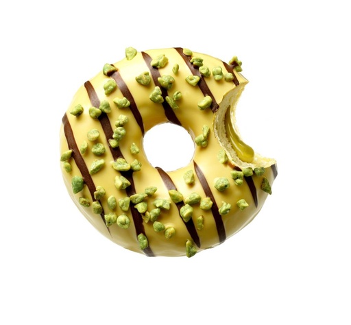 [02060280] DAUPHINE 4250994 DONUTS PISTACHE FOURRE 48 X 74GR MUCHO PISTACHIO