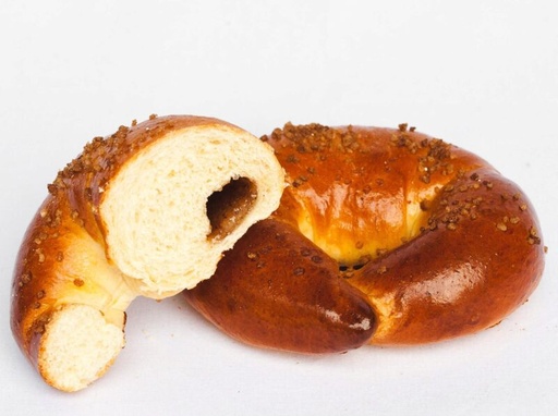 [01020444] CROISSANT BRIOCHE SUCRE-CANNELLE CUIT CARTON 30PCS