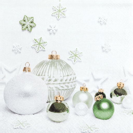 [60700757] HOME FASHION SERVETTEN 33X33CM GROENE HARMONIE PAK VAN 20 STUKS