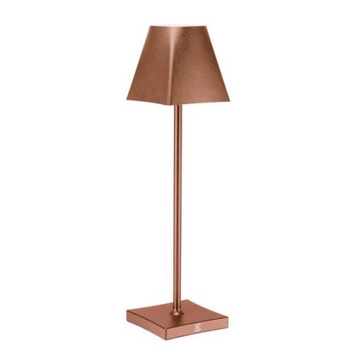 [60252013] ETERE LED ALU LAMP 38CM PINK CORTEN