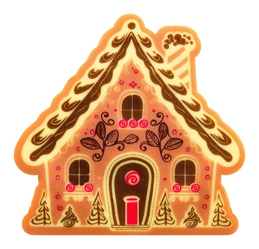 [08058106] 088115 PCB TIPS CB GINGERBREAD 8.5X8.2CM 40PCS ***S/CDE***