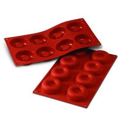 [57663816] SILIKOMART SF011 8 SAVARIN VORM Ø65 H 21MM 50ML ANTI-AANBAK GN1/3 -50° TOT 250°