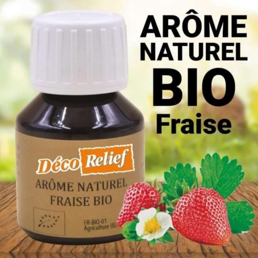 [70409218] *FF*AROMES BIO FRAISE HYDROSOLUBLE 58ML