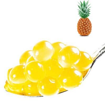 [25101226] BLACK COFFEE FRUIT PEARLS 3.4 KG PINEAPPLE/BUBBLE TEA FLAVOR