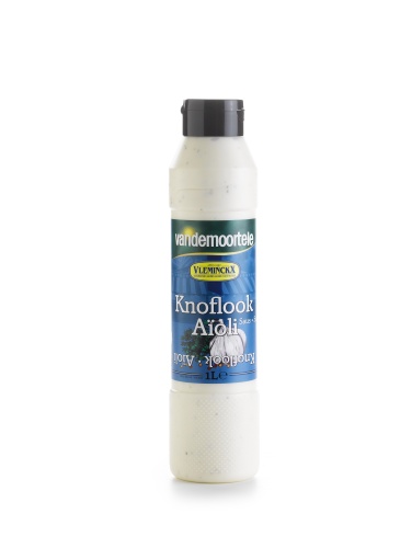 [05070105] VANDEMOORTELE KNOFLOOKSAUS TUBE 1L