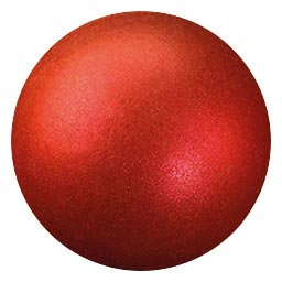 [08057405] 065284 PCB BOULES CB DRAGÉIFIÉES ROUGE Ø 2 CM 63PCES ***S/CD***