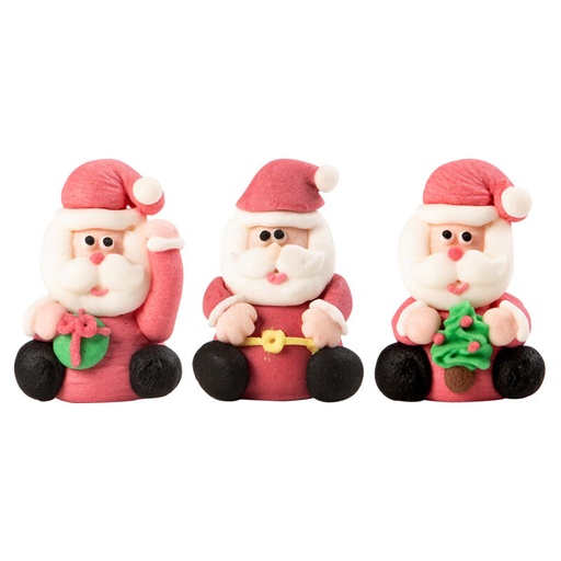 [08082169] 1015808 3D ZITTENDE KERSTMAN SUIKER ASSORTIMENT 42 STUKS***S/CD***