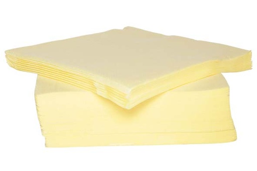 [44665043] C&T PROF PALE YELLOW NAPKIN 38X38CM 40PCS