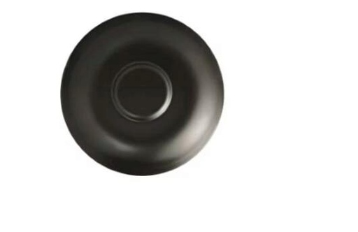 [60252254] INSPIRE SOUS-TASSE CAFE NOIR MAT 14CM - 623705