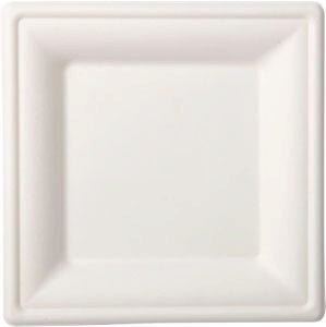 [45000082] DUNI ASSIETTE CARREE BAGASSE BIO 16X16CM 10PCES
