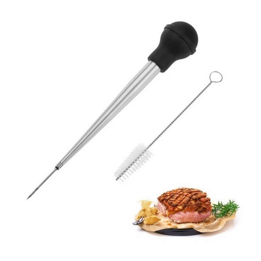 [54912465] WESTMARK SERINGUE A SAUCE INOX A/BROSSE NETTOYAGE