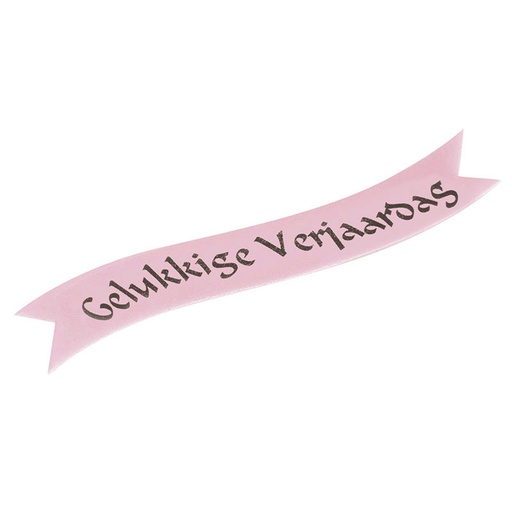 [08081073] 58956 WIMPEL ROZE GELUKKIGE VERJAARDAG  24 STUKKEN = DOOS