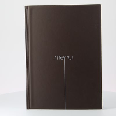 [57661388] MENU A4 RISTO LINE “MENU” CHOCOLATE BROWN
