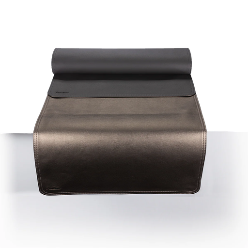 [57661396] PAVELINNI CHEMIN DE TABLE REVERSIBLE 45X120CM METALIK BRONZE/GRIS 0182/N20