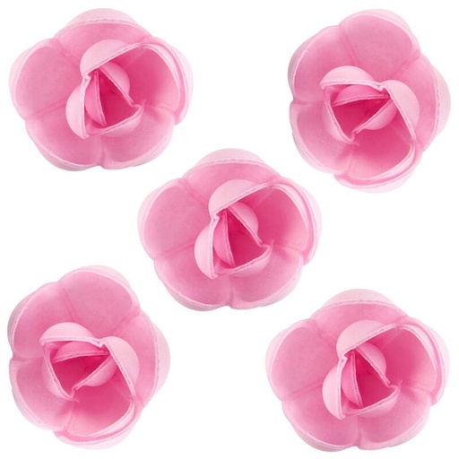 [08034309] *FF*1049350 MEDIUM PINK ROSE ILLIS 4 CM 100PCES ***S/CDE***