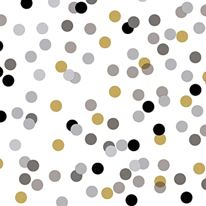 [44665158] +DUNI SERVIETTES DREAM DOTS BLACK 24X24CM  PAQUET DE 20PCES
