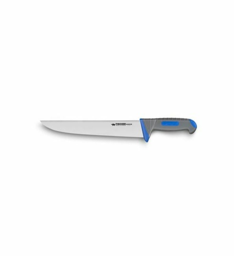 [50408742] FISCHER BUTCHER SLICING KNIFE 20CM BI-MATERIAL HANDLE BLUE 78010-20GB