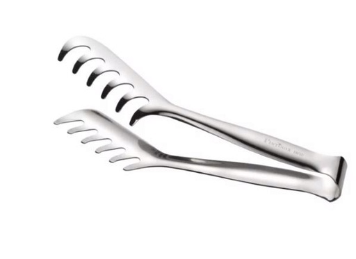 [60251939] PINTINOX SPAGHETTI TONGS STAINLESS STEEL 18/10 24CM WITH STOP