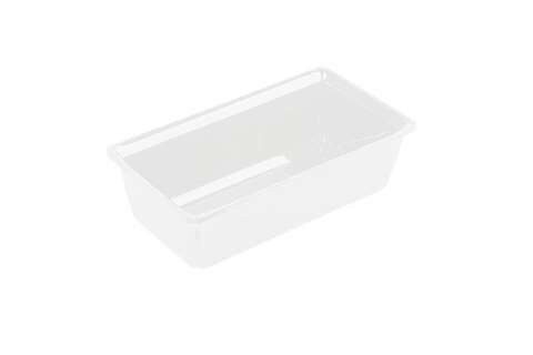 [57663940] RECHTHOEKIGE SALADESCHAAL 2,0 KG WIT 24 X 17,5 X 10 CM