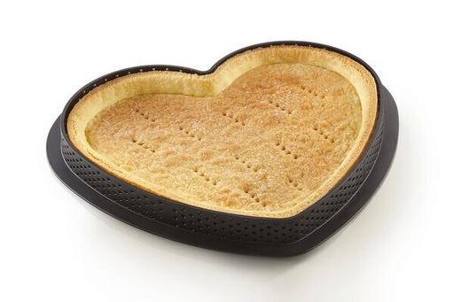 [51657511]  SILIKOMART TAARTRING AMORE 205X190 H 20 MM MICRO GEPERFOREERD