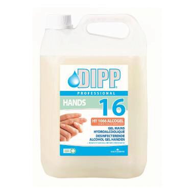 [20100135] DIPP 16 WATERLESS HYDROALCOLIC HAND GEL 5L