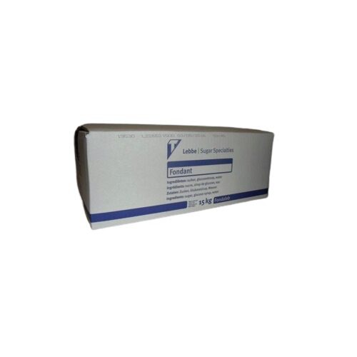 [03011060] WITTE FONDANT LEBBE 73% SACHAROSE KARTON 15KG