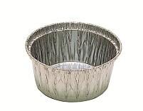[41801987] 125CC PLEATED DISPOSABLE ALUMINUM CUP 82X67XHT40MM PACK OF 100 FOSTPLUS INCLUDED