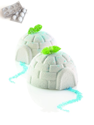[51657185] MOULE SILIKOMART IGLOO Ø 38MM H 42MM VOL 115ML CURVEFLEX