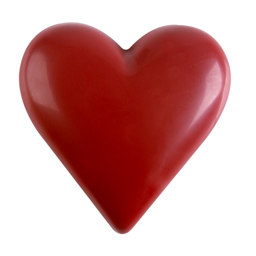 [08074334] 1068506 COEUR ROUGE EN CHOCOLAT 6CM 12PCES ***S/CDE***