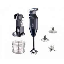 [60251386] BAMIX MIXER DE LUXE M200 BLACK - WALL MOUNT + GRINDER + ACCESSORIES