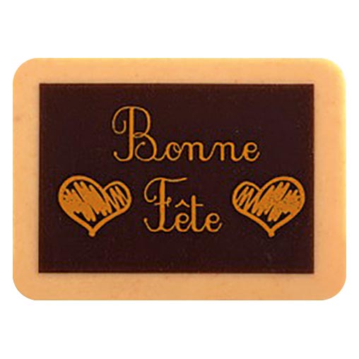 [08057183] 061361 PCB SLATES CBC BONNE FÊTE 4X2.9 CM 105PCS ***S/CD***