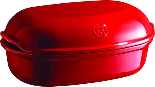 [55330023] EMILE HENRY RED ARTISAN BREAD MOLD 34X21.5XH15CM-3.35L