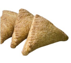 [02030320] PANISTAR 108 APRICOT CORNER PUFF PASTRY RAW BUTTER 80X130GR