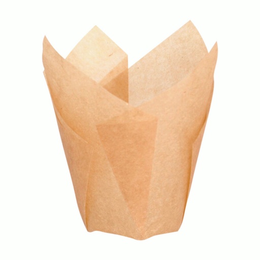 [05041102] BRUINE SILICONEN BAKVORM VOOR MUFFIN 160X160X50MM 1000 STUKKEN