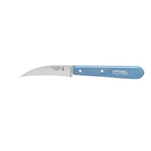 [54917657] OPINEL GROENTEMES N°114 ROESTVRIJ STAAL/AZUURBLAUW HOUT