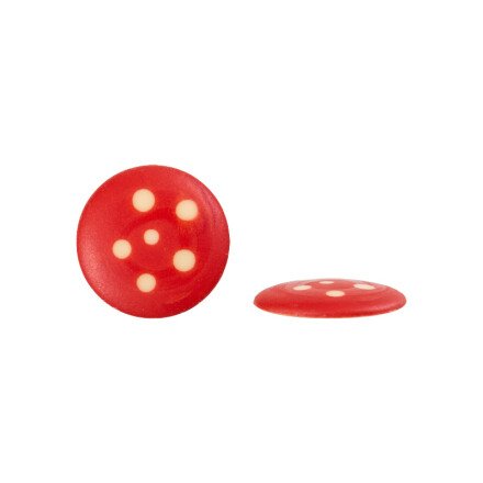 [08054454] 2015949 CHOCOLATE MUSHROOM CAP Ø 3CM 140 PIECES ***S/CD***