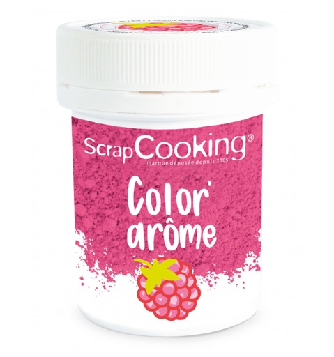 [08055667] SCRAPCOOKING FOOD COLOURING ROSE/RASPBERRY 10GR