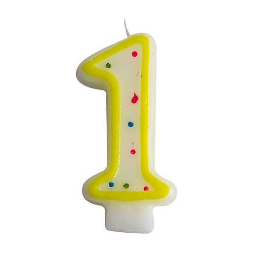 [08080208] 1023807 BOUGIES CHIFFRE NR 1***S/CD***