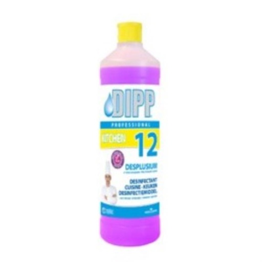 [20100132] +DIPP 12 DESINFECTANT TOUTES SURFACES DE CUISINE 1L