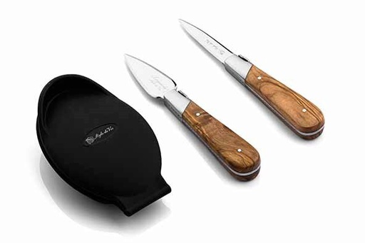 [60251842] LAGUIOLE 2 OYSTER KNIVES WITH SILICONE HAND PROTECTOR