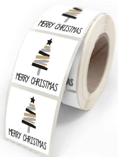 [70407647] FIJNE FEESTDAGEN SPAR ZELFKLEVENDE ETIKETTEN "VANESSA" 4X3.5CM 500 STUKS