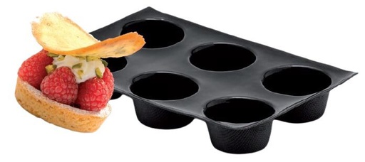 [51661086] FP-04051 FLEXIPAN® ORIGINAL MUFINS 30X20CM 6EMP 29.4X19.4CM Ø7.2CM H4CM