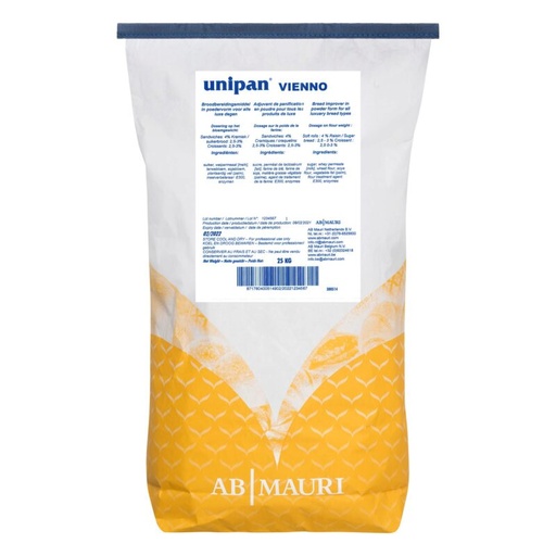 [05090114] MAURI UNIPAN VIENNO LUXURY DOUGH IMPROVER POWDER 25KG